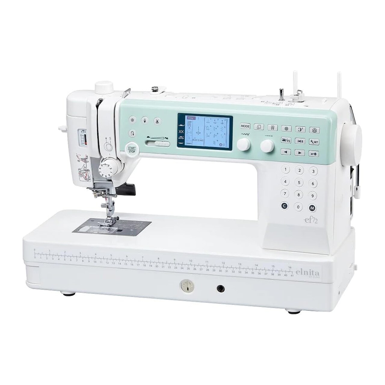 Elna Elnita EF72 Computerized Sewing Quilting Machine 9mm 170 Built-In Stitches